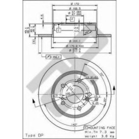 Bremsscheibe 14845 V von METZGER günstig für 46,78 € online kaufen