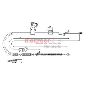 Handbremsseil für TOYOTA von METZGER