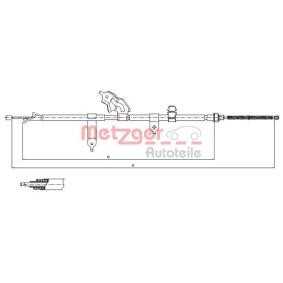 Handbremsseil 17.1080 von METZGER günstig für 37,24 € online kaufen
