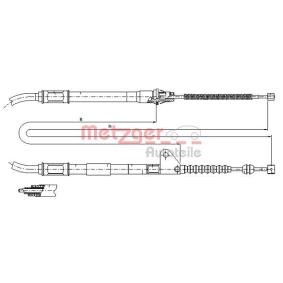 Handbremsseil 17.1414 von METZGER günstig für 32,34 € online kaufen