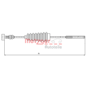 Handbremsseil 17.1417 von METZGER günstig für 7,86 € online kaufen