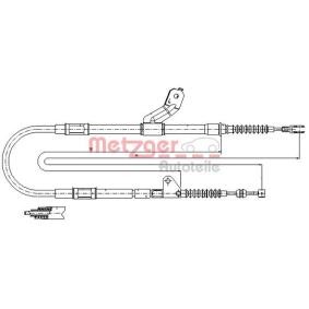 Handbremsseil für TOYOTA von METZGER