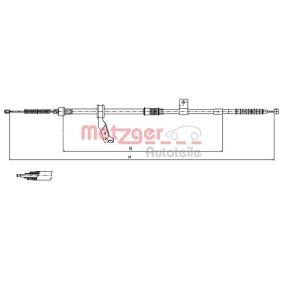 Handbremsseil für TOYOTA von METZGER