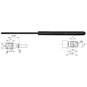 Acquista Ammortizzatore pneumatico cofano motore da METZGER 2110354 a buon mercato per soli 18,64 €