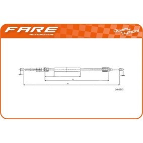 Handbremsseil für RENAULT von FARE SA