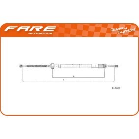 Handbremsseil für RENAULT von FARE SA