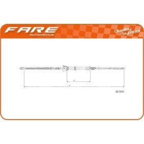 Handbremsseil für SEAT von FARE SA