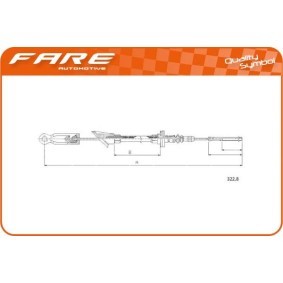 Kupplungsseil 24665 von FARE SA günstig für 12,94 € online kaufen