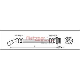 Bremsschlauch 4111971 von METZGER günstig für 13,82 € online kaufen