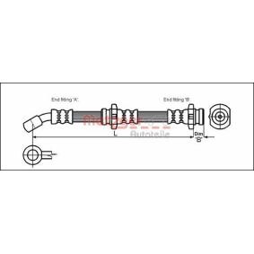 Bremsschlauch 4111973 von METZGER günstig für 15,27 € online kaufen