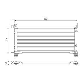 Acquista Condensatore climatizzatore da VALEO 822664 a buon mercato per soli 191,92 €