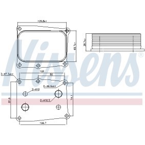 Ölkühler 91377 HONDA von NISSENS