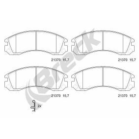 Achetez des Plaquettes de frein BRECK 21370 00 701 00 à prix pour 49,10 €