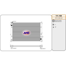 Acquista Radiatore motore da AHE 111.109 a buon mercato per soli 244,75 €