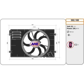 Kühlerlüfter 302.160 von AHE günstig für 262,23 € online kaufen