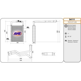 Wärmetauscher, Innenraumheizung für HYUNDAI von AHE