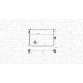 Achetez des Condenseur, climatisation MAGNETI MARELLI 350203433000 à prix pour 224,22 €