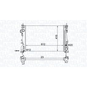 Acquista Radiatore motore da MAGNETI MARELLI 350213129700 a buon mercato per soli 73,95 €