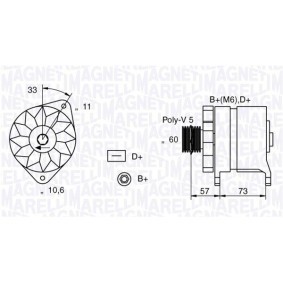 Compre Radiador de MAGNETI MARELLI online para SL Coupé (C107) a preços moderados