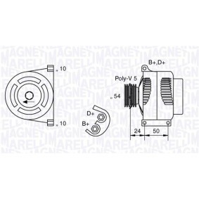Kjøp Radiator, motorkjøling av MAGNETI MARELLI 350213811000 til den lave prisen 2016,00 NOK
