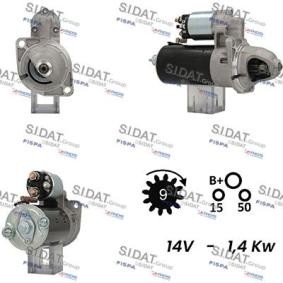 Anlasser S12BH0603A2 von SIDAT günstig für 137,11 € online kaufen