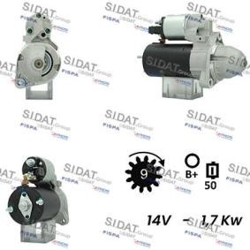 Anlasser S12BH0606A2 von SIDAT günstig für 111,04 € online kaufen