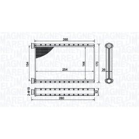 Wärmetauscher, Innenraumheizung 350218504000 von MAGNETI MARELLI günstig für 93,66 € online kaufen
