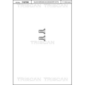 Schraube, Bremsscheibe 8105 116011 von TRISCAN günstig für 5,26 € online kaufen