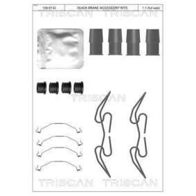 Zubehörsatz, Scheibenbremsbelag 8105 291632 von TRISCAN günstig für 21,01 € online kaufen