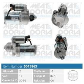Osta Käynnistysmoottori MEAT & DORIA:llä 5015863 edullisesti hintaan 230,47 €