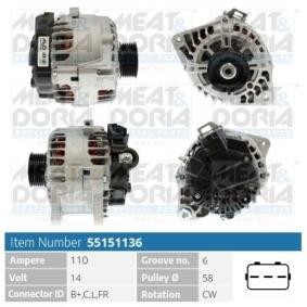 Compre Alternador da MEAT & DORIA 55151136 a um preço baixo por 188,61 €