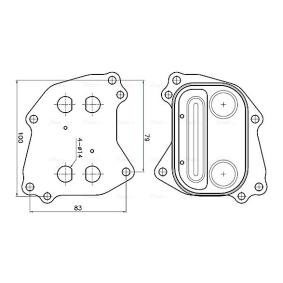 Ölkühler BW3628 von AVA COOLING SYSTEMS günstig für 76,43 € online kaufen
