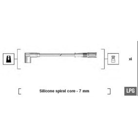 Comprar Juego de cables de encendido de MAGNETI MARELLI 941095780616 a bajo precio de 16,58 €