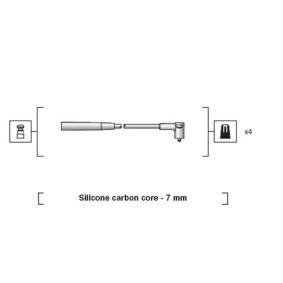 Comprar Juego de cables de encendido de MAGNETI MARELLI 941318111039 a bajo precio de 17,35 €