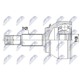 Gelenksatz, Antriebswelle NPZ-NS-098 von NTY günstig für 39,12 € online kaufen