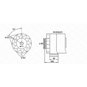 Osta Laturi MAGNETI MARELLI:llä 943356446010 edullisesti hintaan 141,66 €
