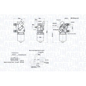 Scheibenwischermotor 064360100010 von MAGNETI MARELLI günstig für 208,29 € online kaufen