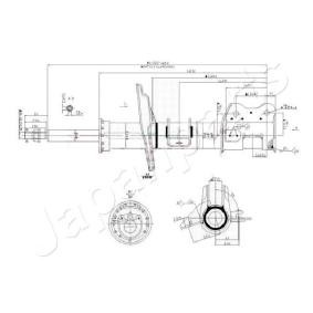 Stoßdämpfer für LANCIA von JAPANPARTS