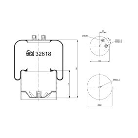 Federbalg, Luftfederung 32818 von FEBI BILSTEIN günstig für 95,22 € online kaufen