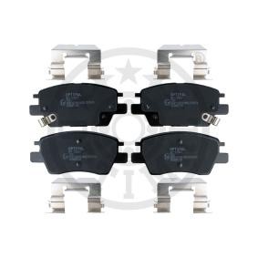 Bremsbeläge für CHEVROLET von OPTIMAL