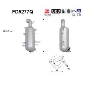 Acquista Filtro antiparticolato (FAP) da AS FD5277Q a buon mercato per soli 524,08 €