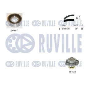 Wasserpumpe + Zahnriemensatz für FIAT von RUVILLE