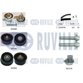 Wasserpumpe + Zahnriemensatz für OPEL von RUVILLE