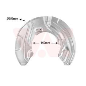 Compre Chapa deflectora, disco de travão da VAN WEZEL 0667372 a um preço baixo por 32,37 €