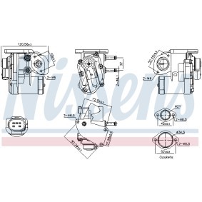 AGR-Ventil 98236 von NISSENS günstig für 102,49 € online kaufen