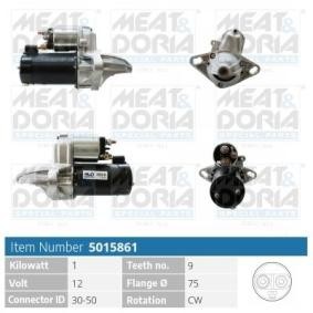 Osta Käynnistysmoottori MEAT & DORIA:llä 5015861 edullisesti hintaan 105,26 €