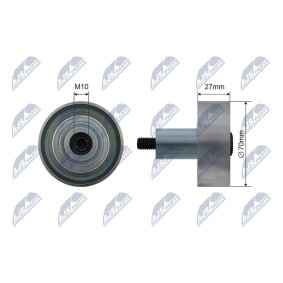Spannrolle, Keilrippenriemen RNK-HD-027 von NTY günstig für 37,38 € online kaufen