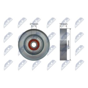 Spannrolle, Keilrippenriemen für NISSAN von NTY
