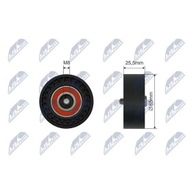Achetez des Galet enrouleur de courroie d'accessoire NTY RNK-PL-039 à prix pour 6,59 €
