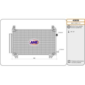 Klimakondensator 43859 von AHE günstig für 177,43 € online kaufen